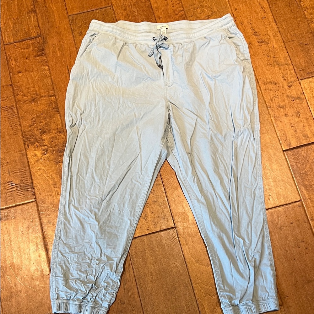 L.L. Bean Women's Light Blue Joggers
